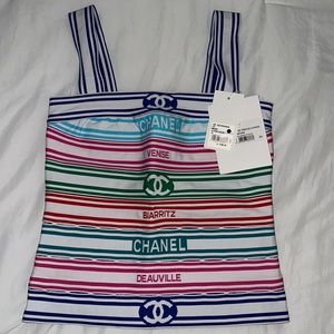 Chanel Top blue/multi color